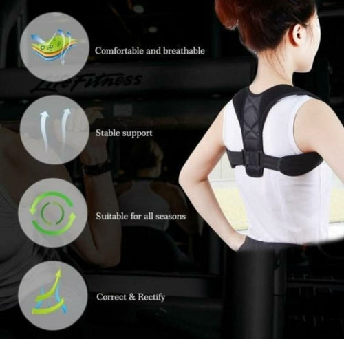 Adjustable Back Posture Corrector - Improve Posture & Reduce Pain
