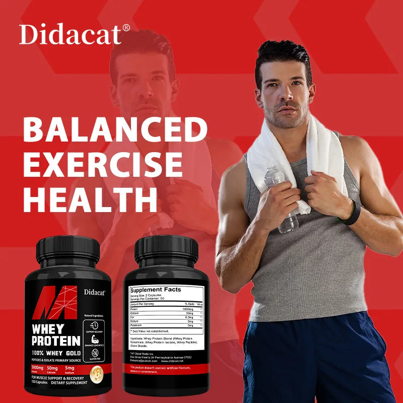 Whey Protein Capsules - Convenient Protein On The Go