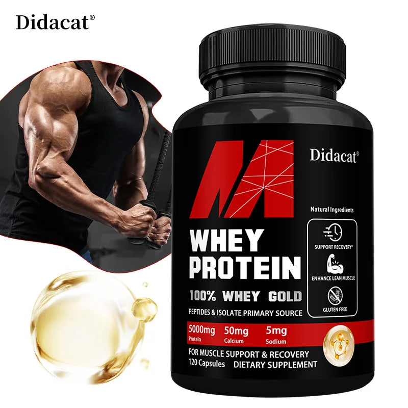 Whey Protein Capsules - Convenient Protein On The Go