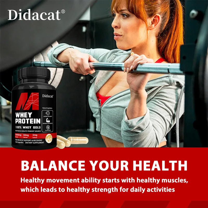 Whey Protein Capsules - Convenient Protein On The Go