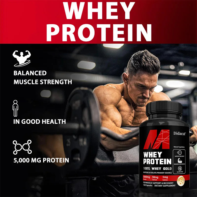 Whey Protein Capsules - Convenient Protein On The Go