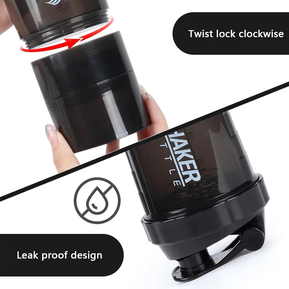 Premium Protein Shaker Cup - Mix Perfect Shakes Every Time
