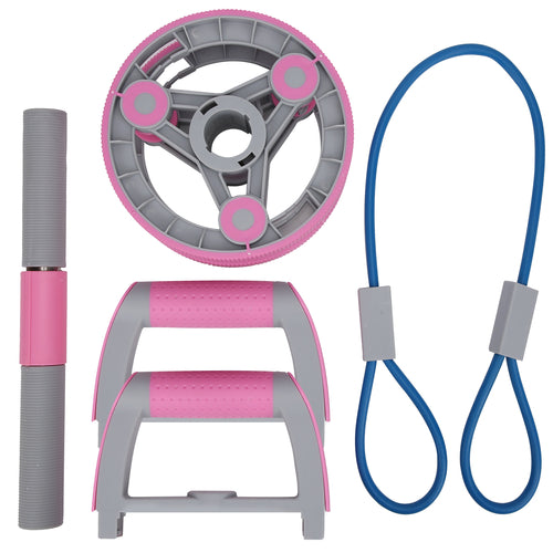 Multifunctional Abdominal Wheel Set - 5-in-1 Home Gym Trainer