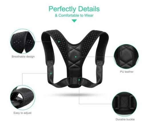 Adjustable Back Posture Corrector - Improve Posture & Reduce Pain