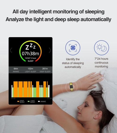 Smart Fitness Tracker Watch - Waterproof Multi-Sport GPS Monitor