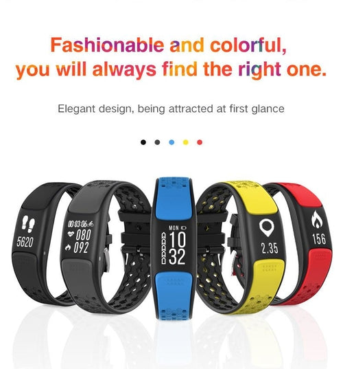 Smart Fitness Tracker Watch - Waterproof Multi-Sport GPS Monitor