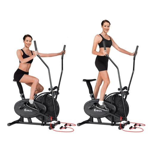 Everfit Exercise Bike 4 in 1 Elliptical Cross Trainer Home Gym Indoor