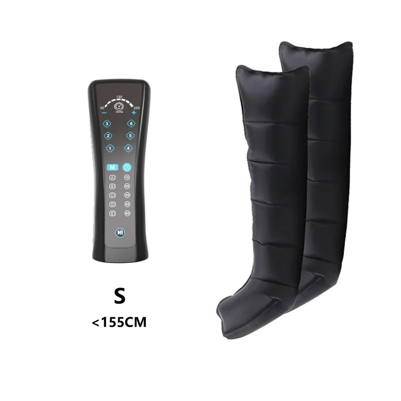 JILI Air Compression Foot  Massager Leg Recovery Boots Blood Circulation Pressotherapy Relax Muscles Lymphatic Drainage 6Cavity