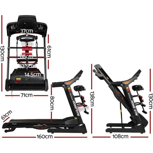 Everfit Treadmill Electric Home Gym Fitness Exercise Machine