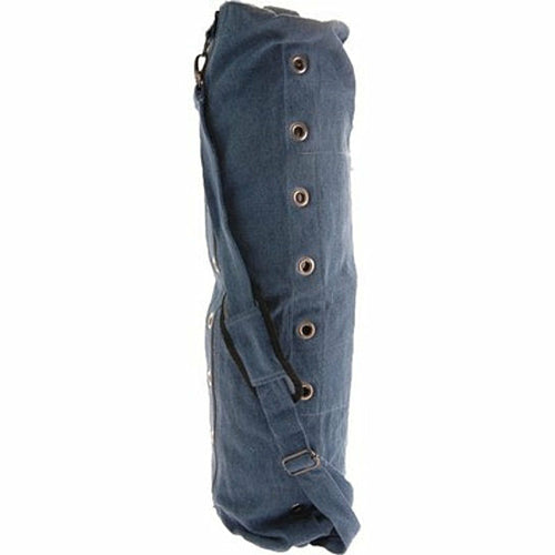 Hot Yoga Mat Bag - Double Compartment Denim Yoga Bag