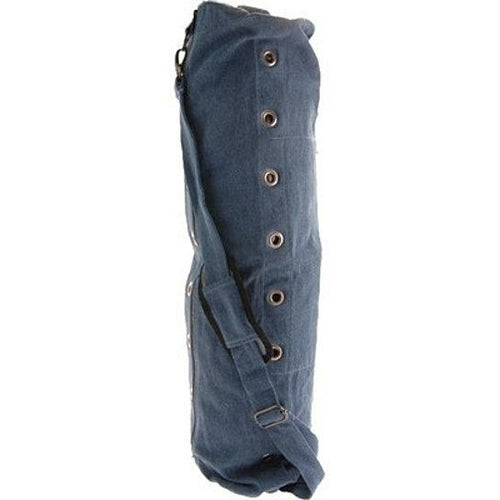 Hot Yoga Mat Bag - Double Compartment Denim Yoga Bag
