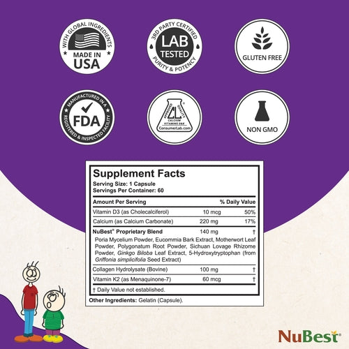 NuBest Tall 10+, Powerful Growth Support for Teens (60 Capsules)
